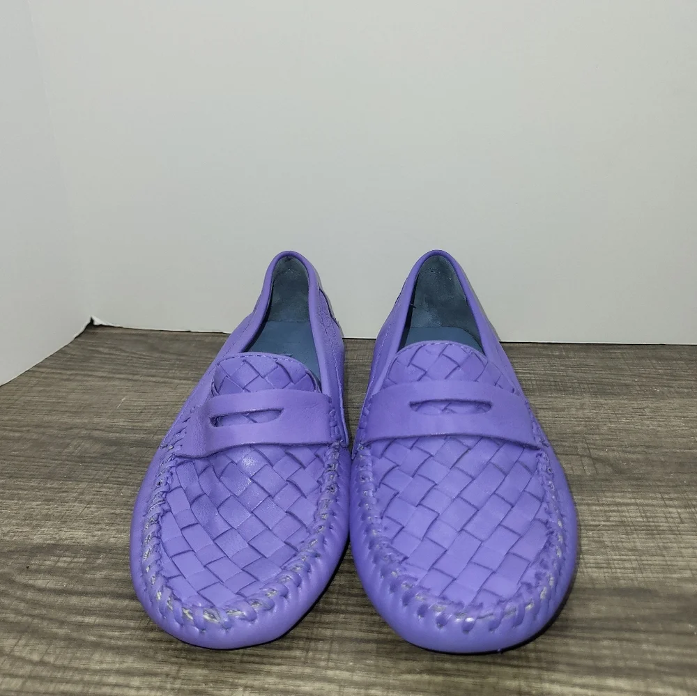 Robert Zur Petra In Purple A-Glove Leather Driving Shoes Size 6_4